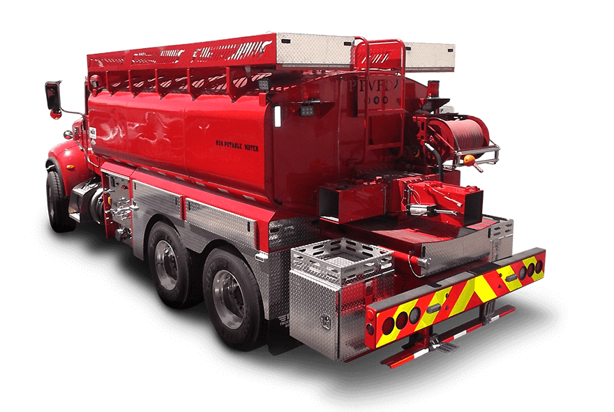 truck works fire tender back angle