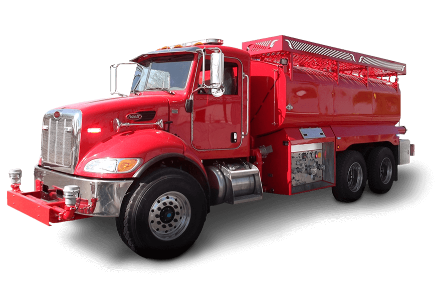 truck works fire tender front angle