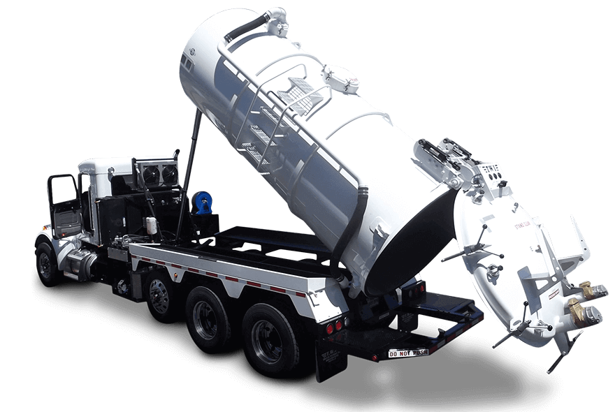 Truck Works Vacuum Truck Back Angle