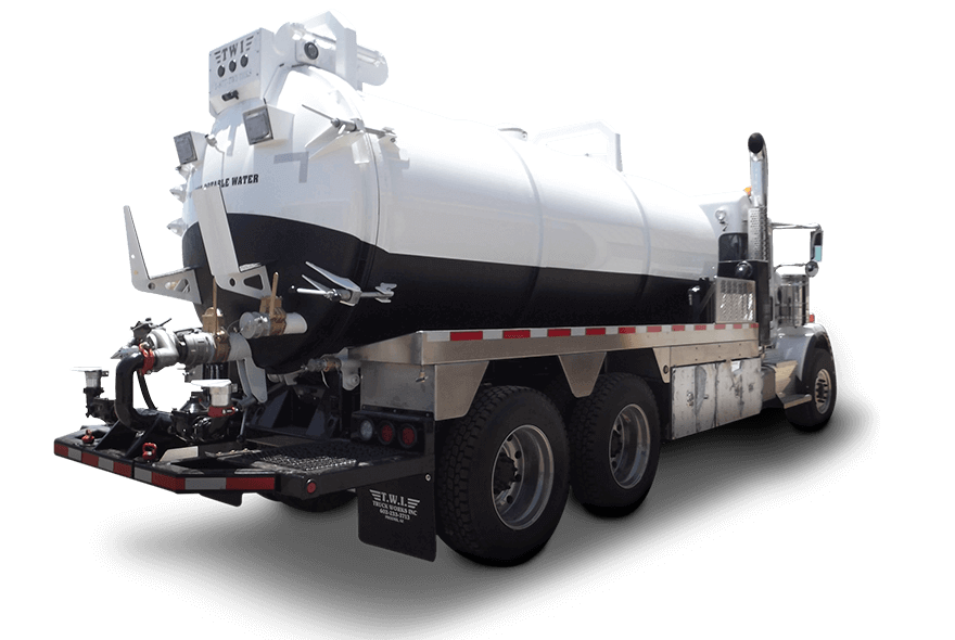Truck Works Vacuum Truck Back Angle