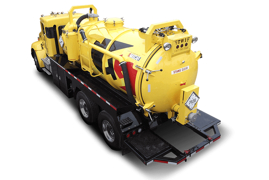 Truck Works Vacuum Truck Angle